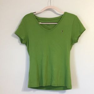 Green Tommy Hilfiger t-shirt